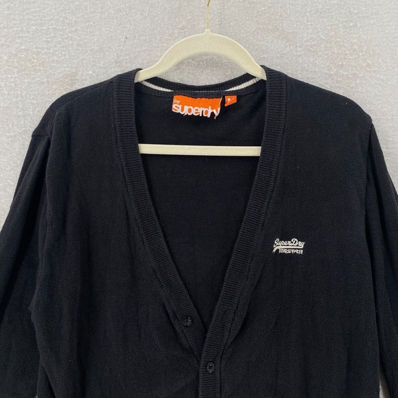 Superdry Cardigan Sweater Womens Medium Back Knit Long Sleeve Comfort‎ Soft - Picture 3 of 13